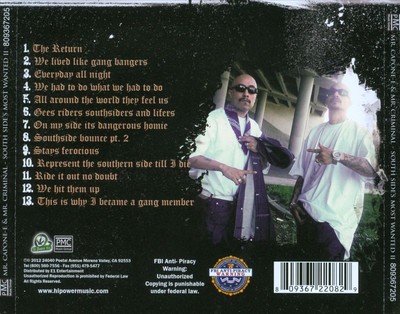 SOUTHSIDE'S MOST WANTED RETURN NEW CD