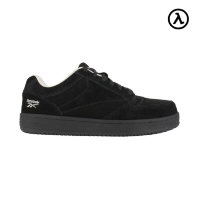 REEBOK SOYAY MEN'S SKATE WORK SHOE BLACK BOOTS RB1910 - ALL SIZES - NEW