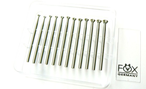 Fox Jewelers Bur Hart Burs 12tlg Set Schmuck Lagerschneider 025-050 Fig156c 90deg - Bild 9 von 9