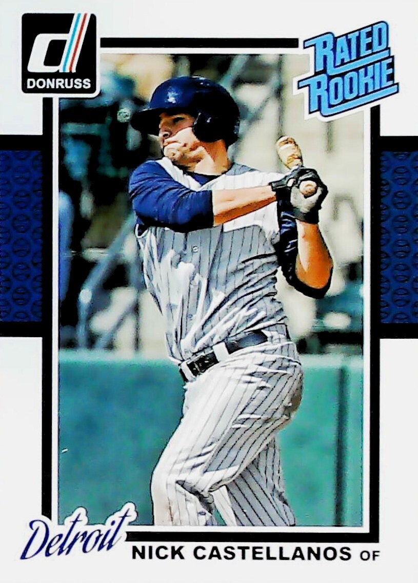 2014 PANINI DONRUSS RATED ROOKIE #33 NICK CASTELLANOS DETROIT TIGERS   FREE SHIP