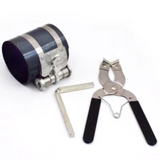 1PCS Piston Ring Compressor Installer Ratchet Plier Remover Expander Engine Tool
