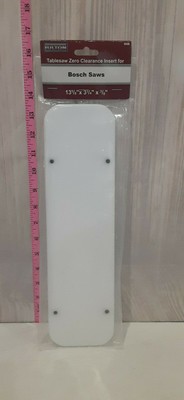 948 Table Saw Zero Clearance Insert Fits Bosch 4000 Series Saws Ebay