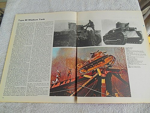 World War II SPECIAL Magazine Tanks The Axis powers GERMANY, ITALY & JAPAN 1975 - Imagen 9 de 9