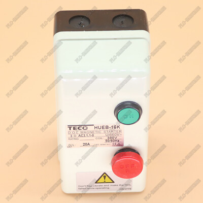 New HUEB-16K 15-20A Control Motor Magnetic Starter For TECO Free Shipping