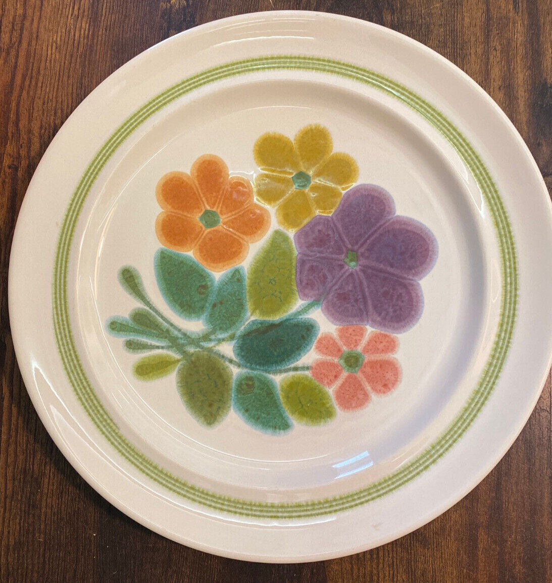 California Craftsmen Franciscan Earthenware Floral Vintage USA