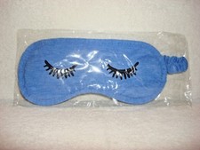 Bath Body Works Soft Blue with Black Eyelashes Sleep Mask