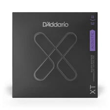 D'Addario XTABR1152 XT 80/20 Bronze Acoustic guitar strings, Custom Light, 11-52
