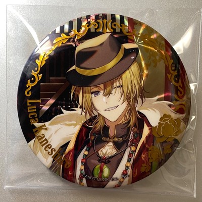 Luca Kaneshiro 75mm hologram pin badge bandai ichiban kuji luxiem nijisanji en