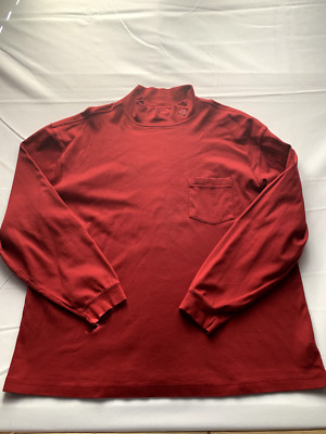 L L Bean SGR Mens red long sleeve Shirt size XXL
