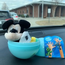 Disney Cutie Cuffs Steering Wheel Buddies - Micky Mouse New From The Ball