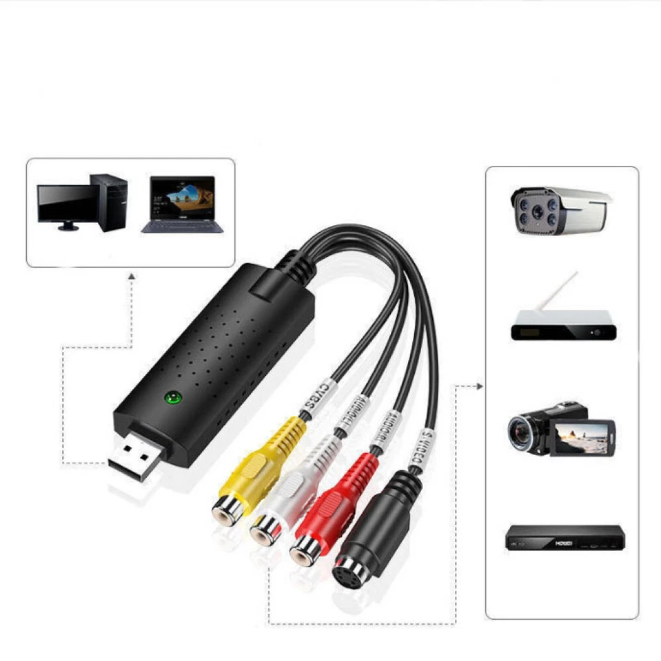 Video Grabber Audio USB 3.0 Mit Software Wandler VHS DVD Capture Konverter DE - Bild 3 von 4