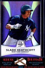 1-2010 Bowman Platinum Prospects Purple Refractors Slade Heathcott Yankees #PP17