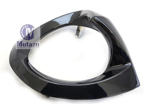 Mutazu Vivid Black Headlight Bad Boy Bezel Scowl for Victory Cross Country - Picture 3 of 6