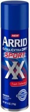 Arrid XX Extra Extra Dry Sport 6 Oz. Fresh Defense Aerosol Deodorant
