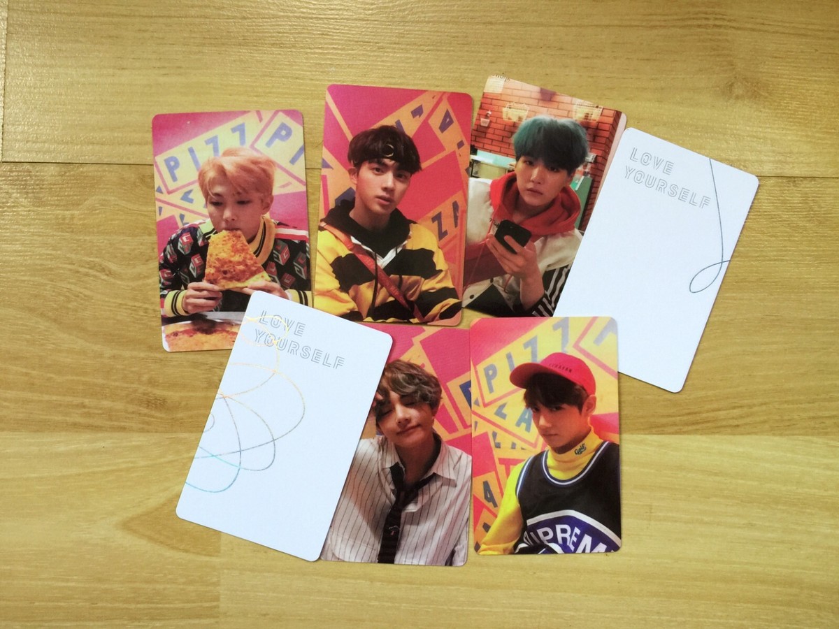 BTS Photocard RM Jin SUGA j-hope Jimin V Jungkook | Love Yourself