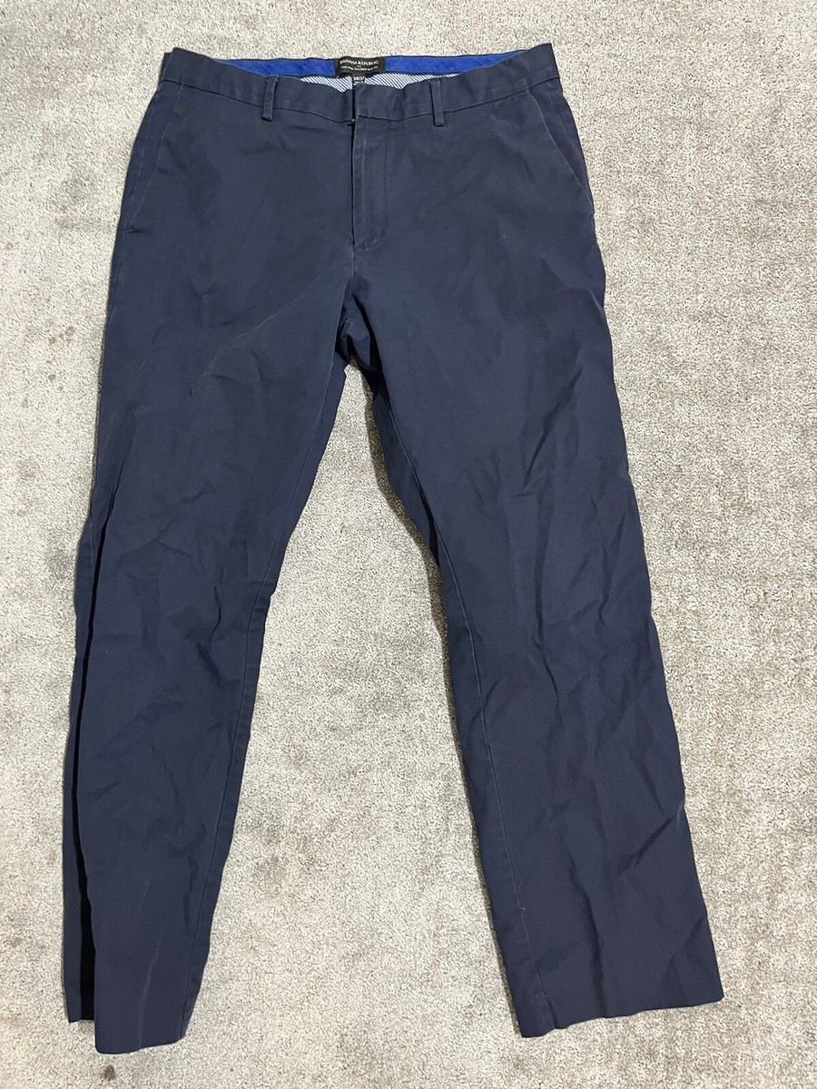 パンツ 00s Banana Republic navy linen slacks Banana Republic Pants Non Iron Tailored Fit Slim Fit Mens
