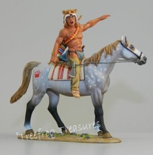 IDA6004 Sioux Scout on Horse Team Miniatures Metal Miniatures Toy Soldier 1/30th