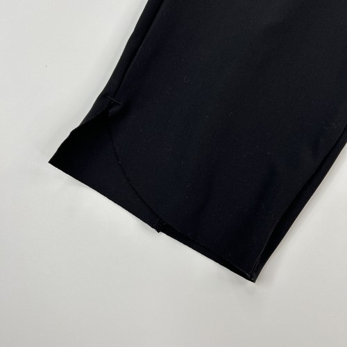 Athleta Stellar Crop Pant Small Black High Rise Waist Moto Zip Pocket 54023 - Picture 3 of 11