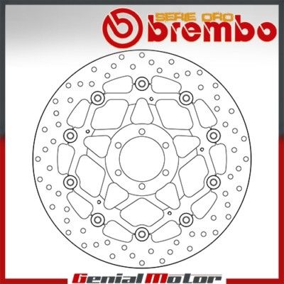 Brake Disc Floating Brembo Oro Front Cagiva Super City 125 1992 > 2000