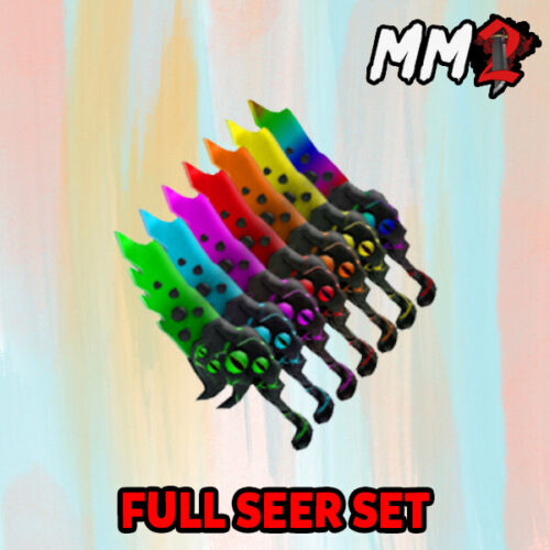 Roblox Murder Mystery 2 Mm2 Godlys SEERS COLLECTION OF 6 ITEMS.