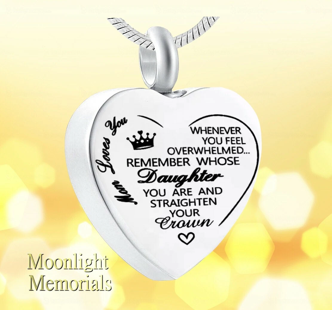 Daughter urn necklace sale