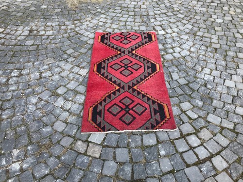 Turkish Antique rug Bohemian Area rug Oushak rug Vintage Rug Handmade Wool rug - Picture 2 of 10