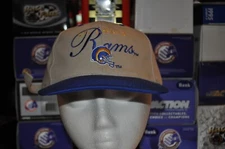 NWOT St. Louis Rams Drew Pearson Companies Vintage Logo Adjustable Hat VTG