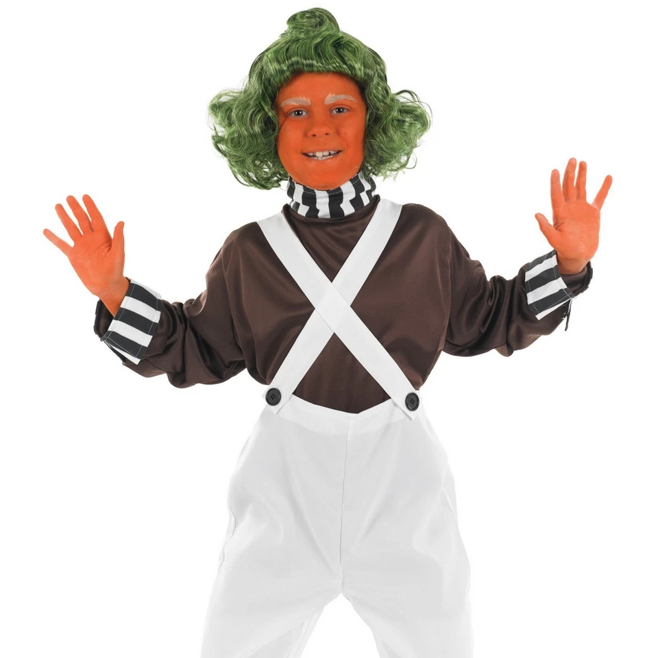 Детский рабочий костюм шоколадной фабрики для мальчиков девочек на Хэллоуин - Изображение 3 из 4