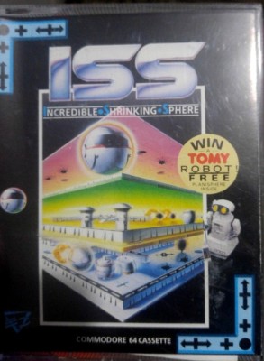 Incredible Shrinking Sphere ISS (1987) Commodore 64 (Box, Tape, Manual) works