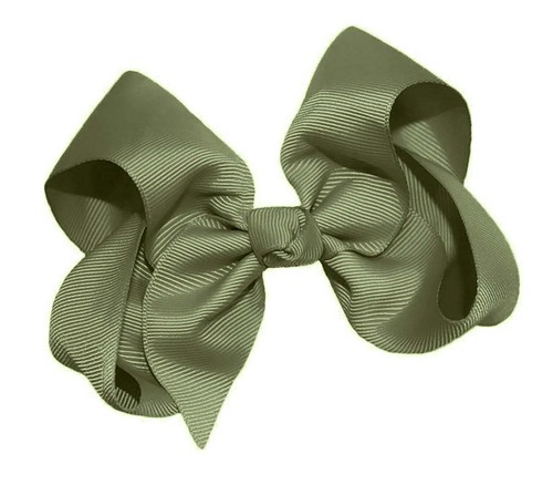 WD2U Girls 4" Solid Grosgrain Ribbon Boutique Hair Bow French Clip Barrette - Picture 51 of 61