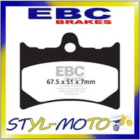 FA126 BeläGe Organisch Aramid Vorne Links EBC Gilera 125 CX 1991