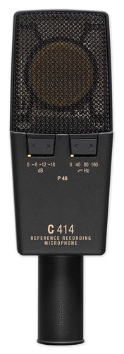 AKG C414 XLII Studio Condenser Microphone Recording Mic+Audio Technica Boom Arm - Bild 4 von 12
