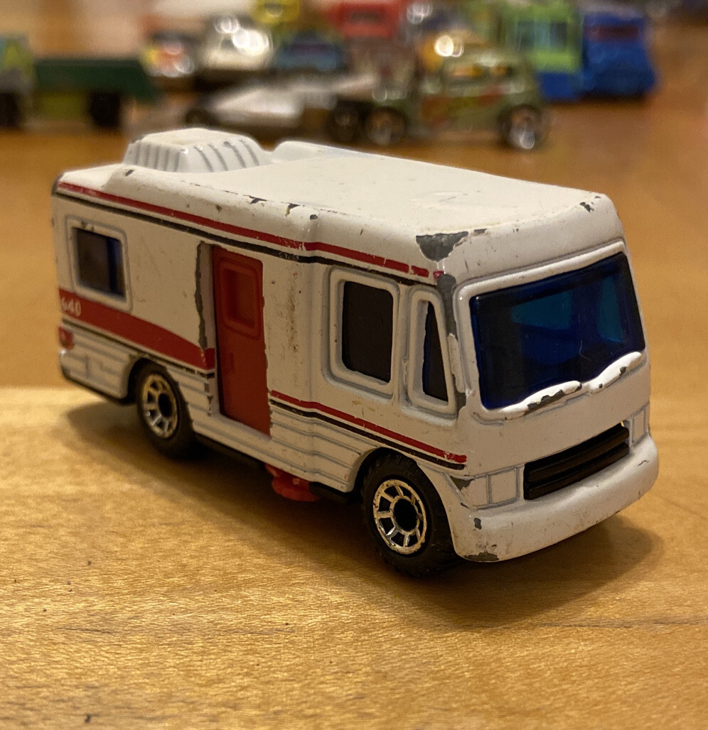 Vintage 1998 Matchbox Truck Camper Rare Original Old Car w/opening Door  Free Shp