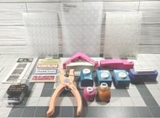 Journal Scrapbooking Embossing Folders craft lot Craft Supplies Die Cut Stamps