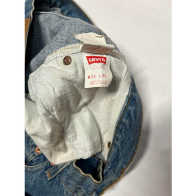 90s Vintage Levi's 501XX Denim Pants in Blue, W32/L36 Limited From