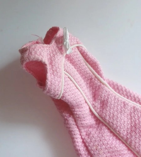 Vestido Mattel Barbie Kelly Moda Ave Hora del Té Rosa Sin Mangas 1999 - Imagen 6 de 8