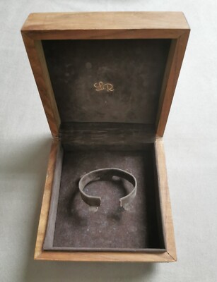 Lucien Rochat vintage ligth brown wooden watch box for any models good condition
