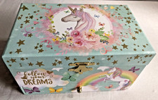 Musical Unicorn Jewelry Box 'Follow Your Dreams'