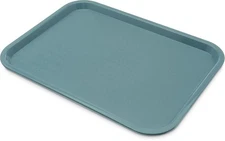 Carlisle 12"x16" Cafe Plastic Fast Food Tray Slate Foodservice