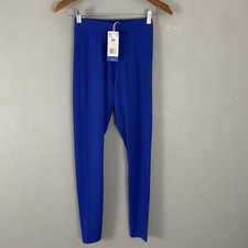 NEW Adidas Tight Womens XS Bold Blue Originals Trefoil Stretch Leggings GN8267