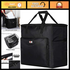 Portable Desktop PC Carrying Case Bag for Computer, Monitor, Keyboard  Accessor