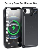 8000mAh Battery Case for iPhone 16e Portable Power Bank USB-C Fast Charging Case