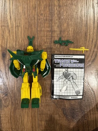 Transformers G1 INSECTICON BARRAGE COMPLETE Figure, Accessories , Booklet