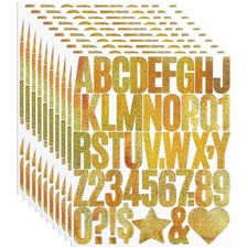 2 Inch Letter Number Sticker, 10 Sheets Capital Alphabet Stickers Decals for ...