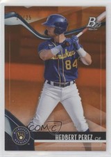 2021 Bowman Platinum Top Prospects Orange 11/25 Hedbert Perez #TOP-33 10k8