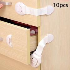 Baby Safety Strap Lock for Cabinets Drawers Fridge   10pcs Child Proof
