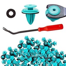 100Pcs Door Trim Panel Clips - Trim Door Panel Retainer Clips with Fastener Remo