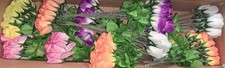 2000 Kunststoff-Blumen Farbe: Bunt  Restposten Sonderposten Schieß Rosen