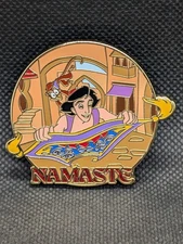 Adventures by Disney ABD Pin World Jet Adventure Aladdin & Abu Namaste India