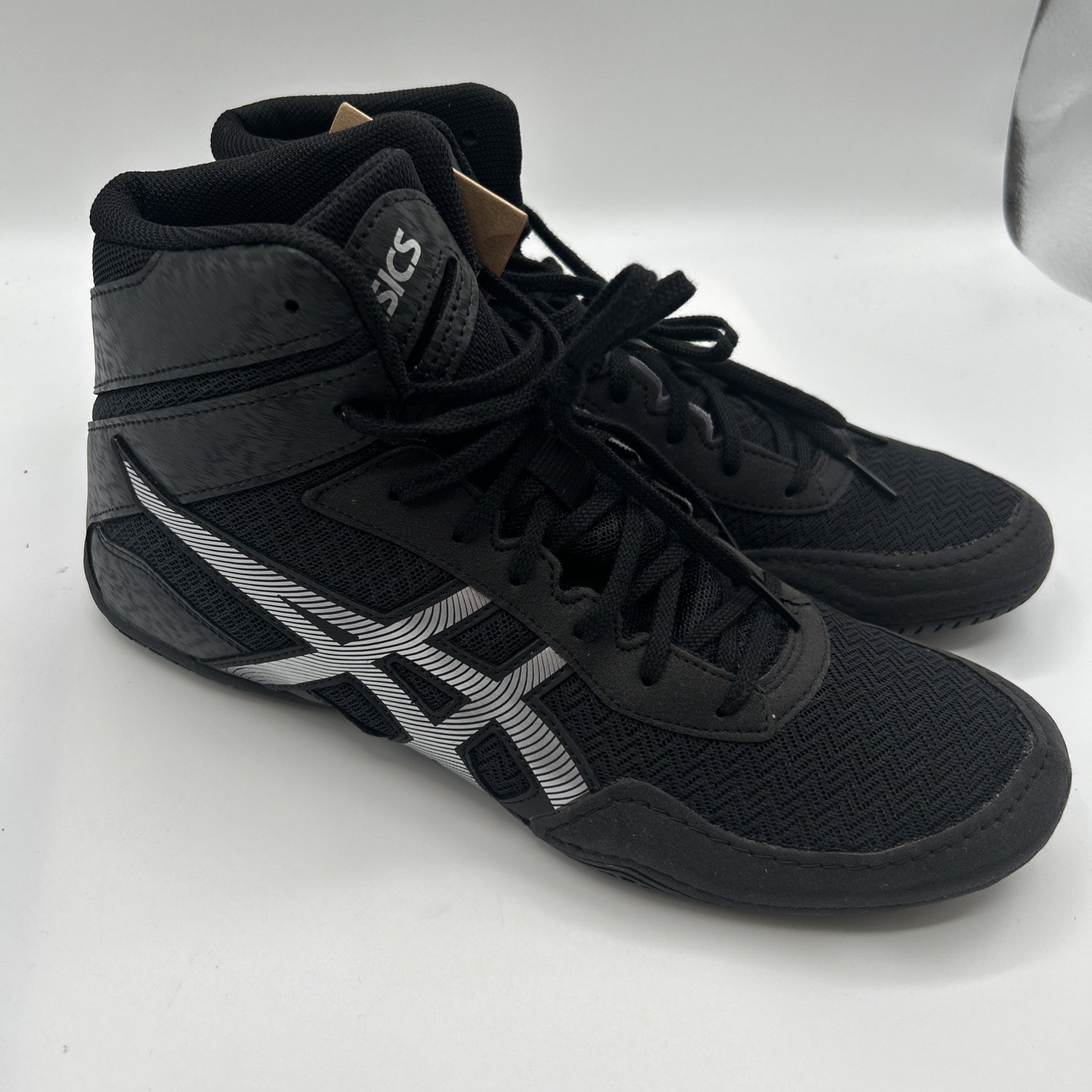NEW ASICS Matcontrol 3 Black Pure Silver, Men's Size 10.5 M, Wrestling Shoes thumbnail 14
